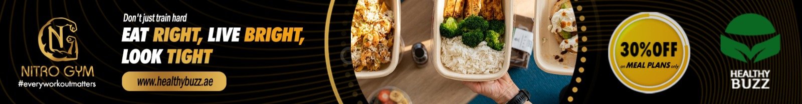 30% offer meal plan - dubai silicon oasis gym